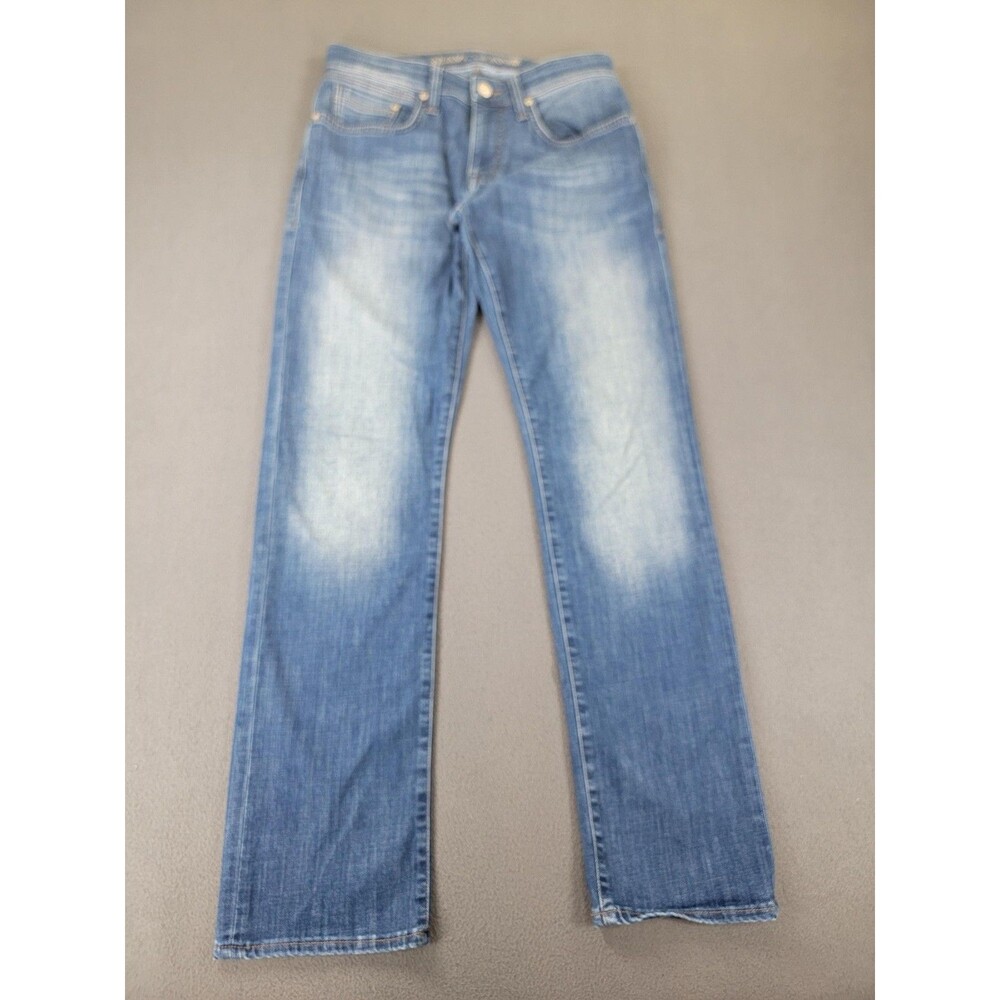 Mavi Jeans Zach Straight Leg Mens 32x31 Blue Denim Stretch Classic Wash Casual